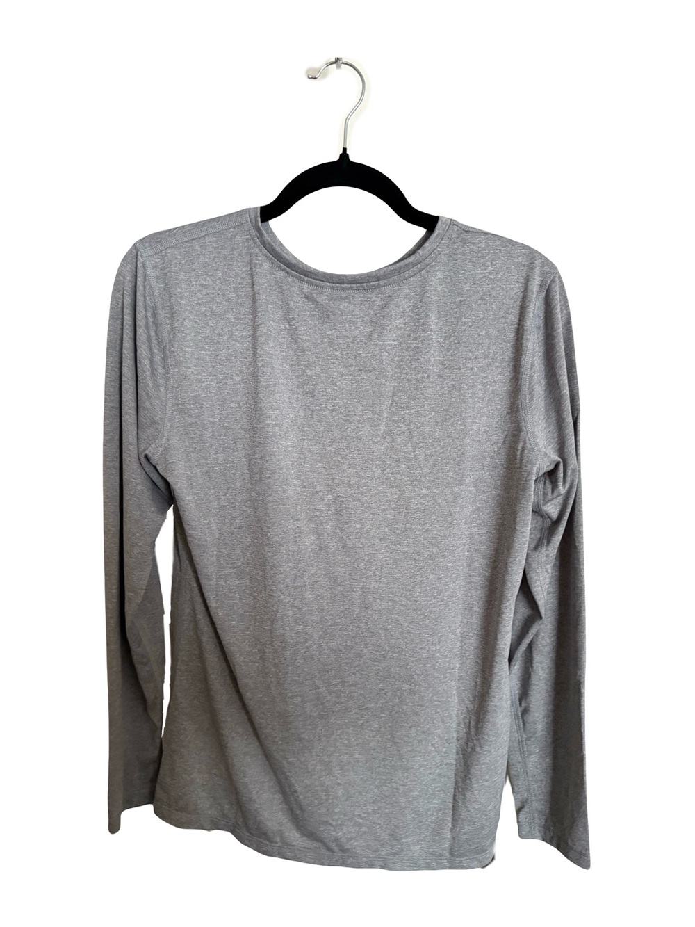 Men’s Athletic Works Heather Gray Crew Neck Long Sleeve Tee